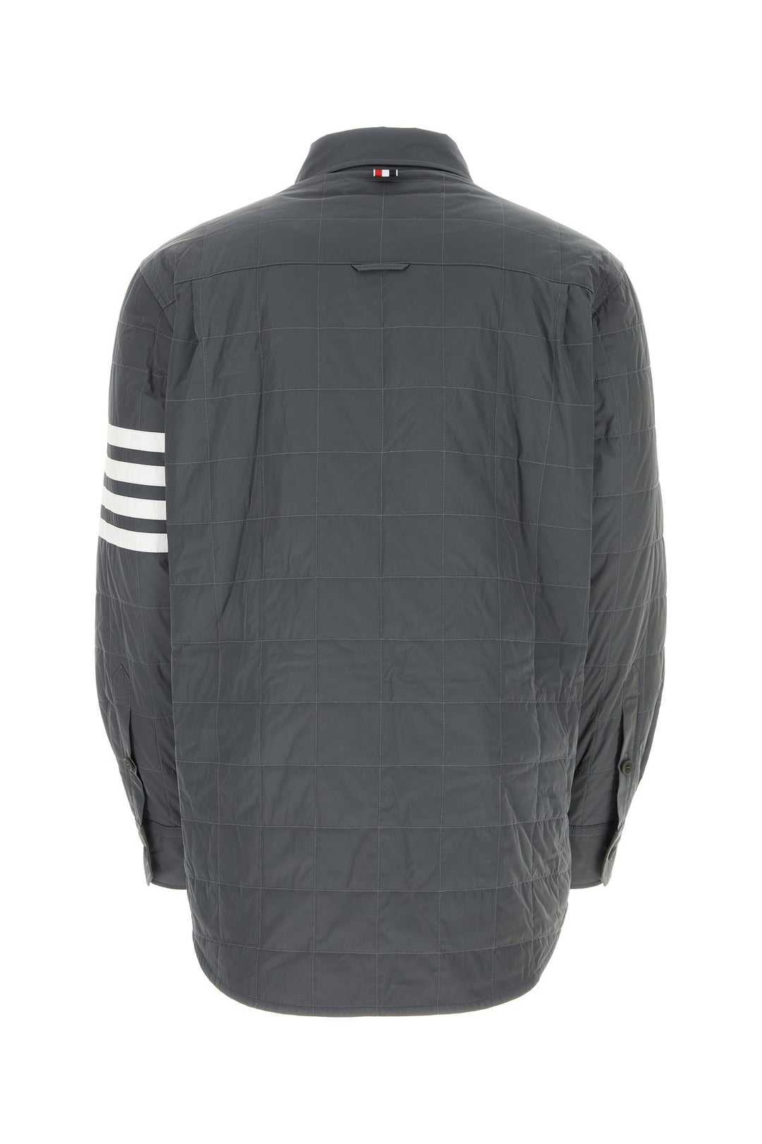 Dark grey polyester down jacket