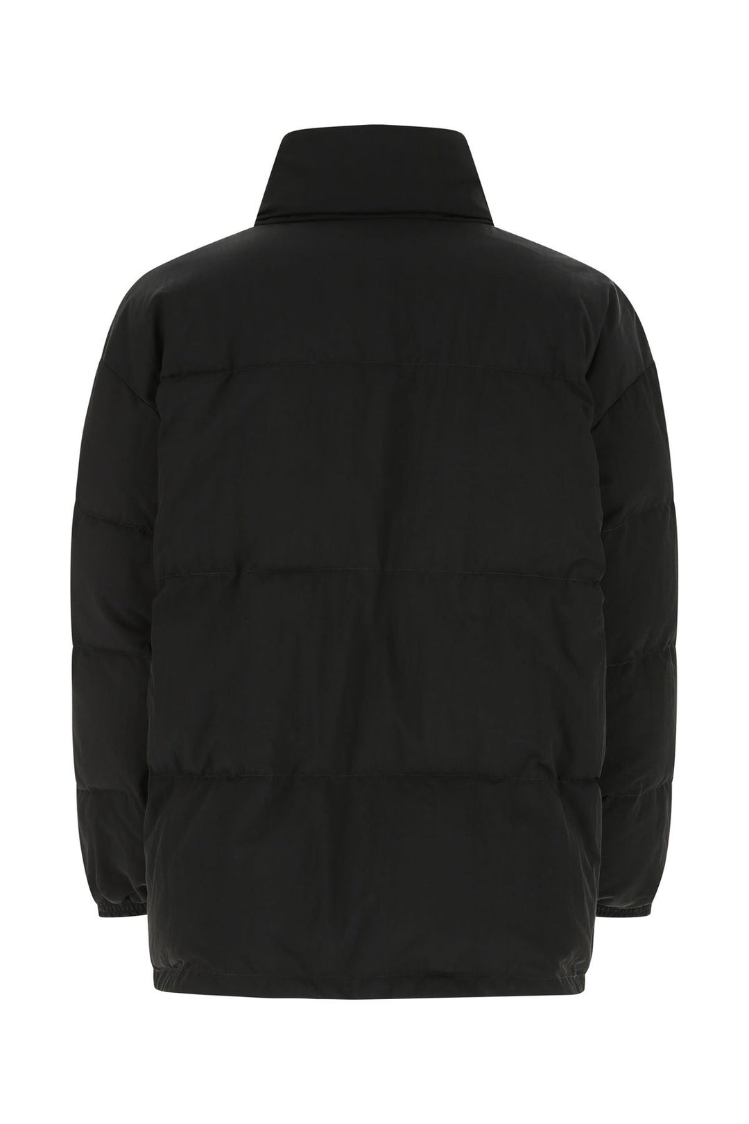 Black nylon padded jacket