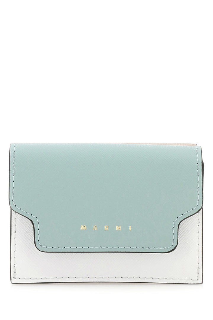 Multicolor leather wallet