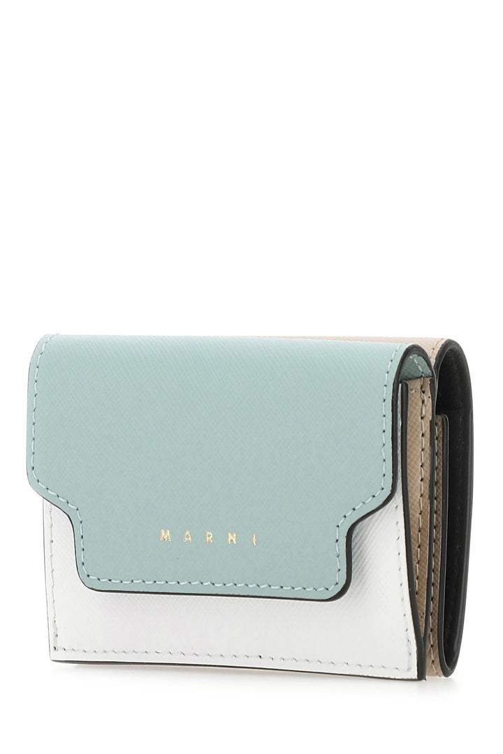 Multicolor leather wallet