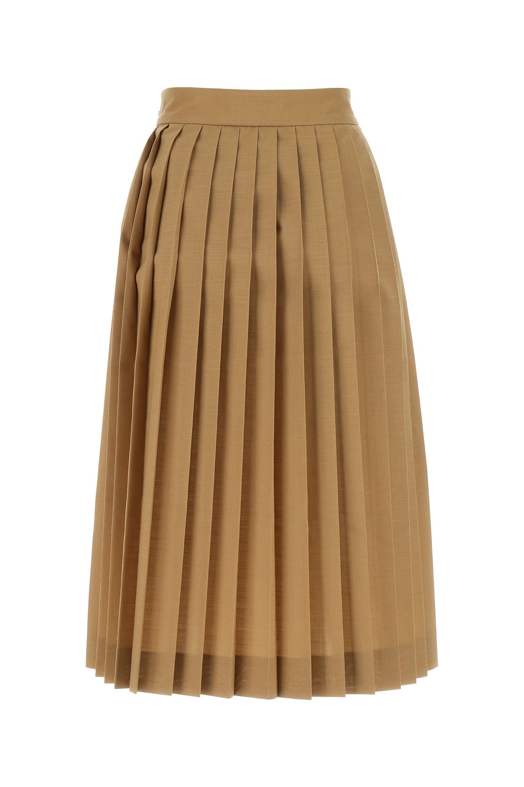 Biscuit polyester blend skirt