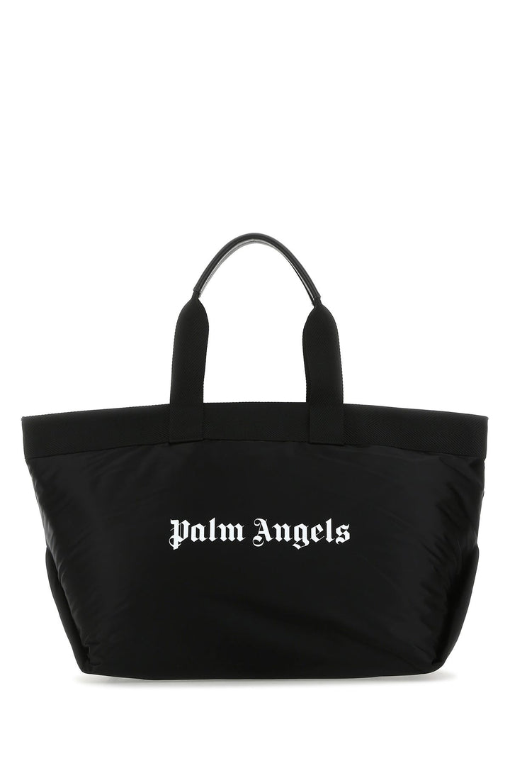 Black fabric shopping bag