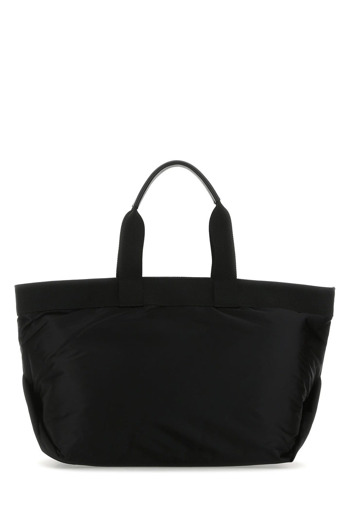 Black fabric shopping bag