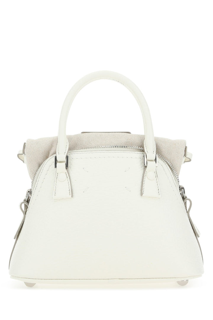 Ivory leather micro 5AC handbag