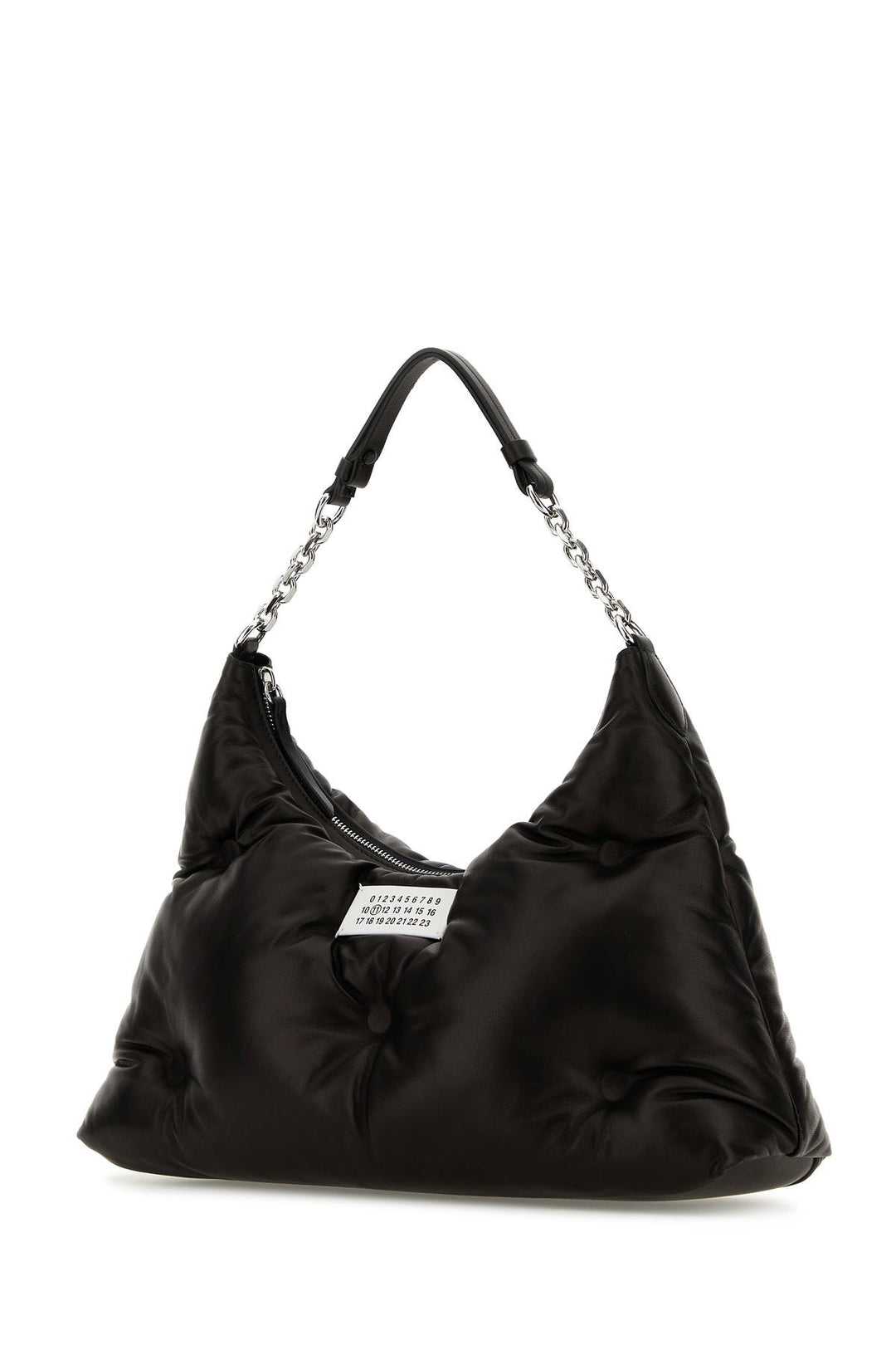 Black nappa leather medium Glam Slam Hobo shoulder bag