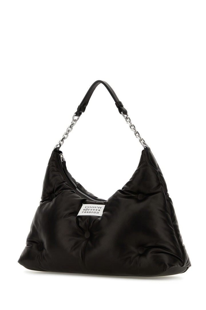 Black nappa leather medium Glam Slam Hobo shoulder bag