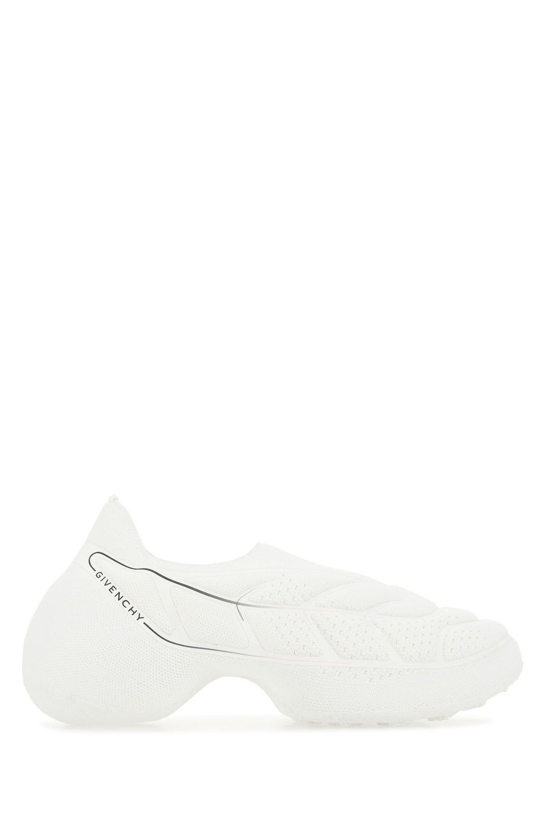 White fabric TK-360+ slip ons