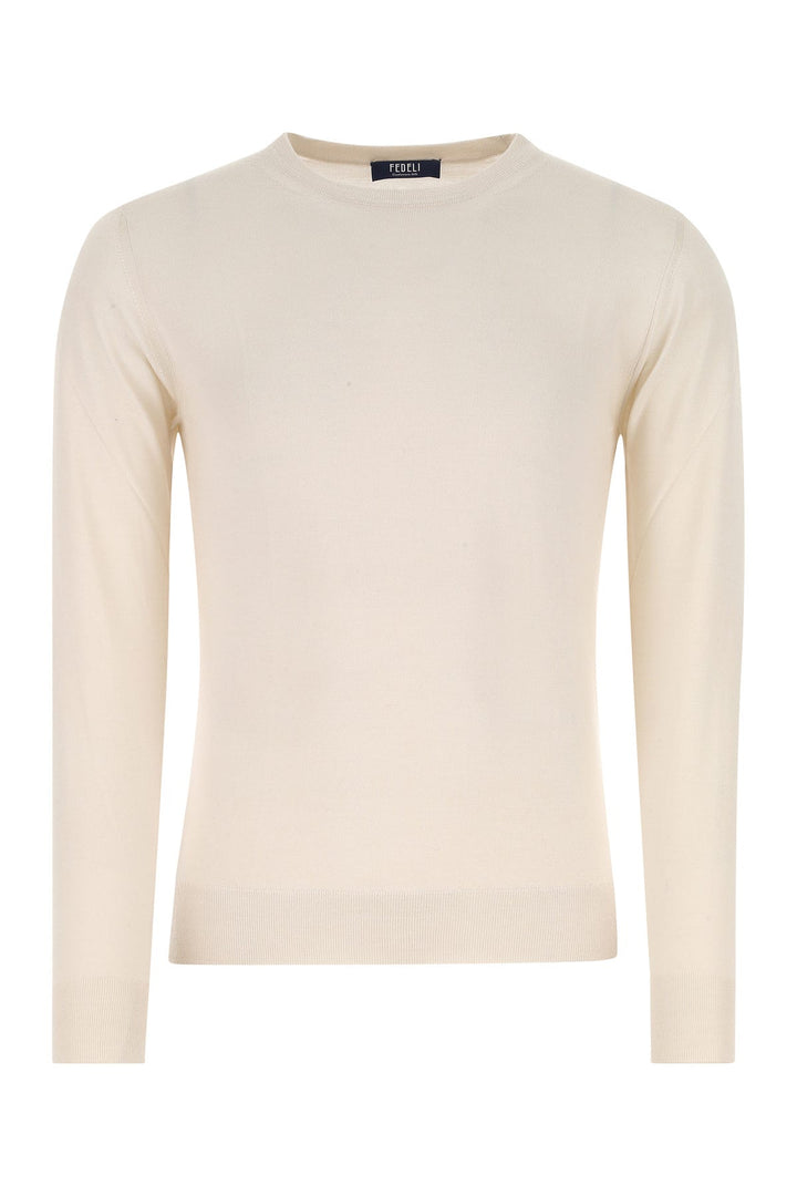 Ivory cashmere blend sweater