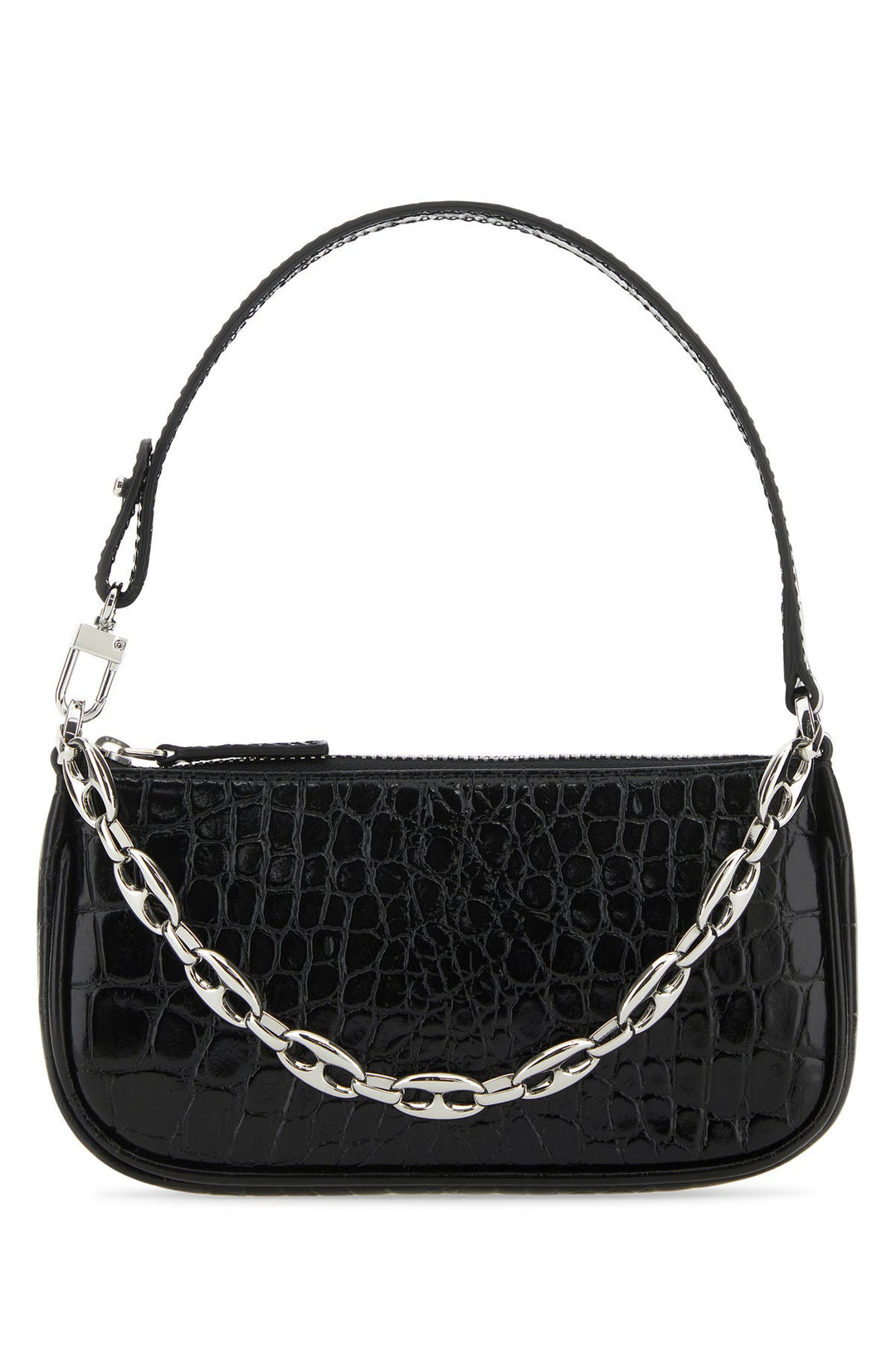 Black leather mini Rachel handbag