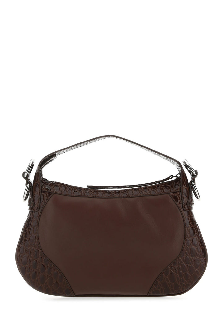 Brown leather Yana handbag