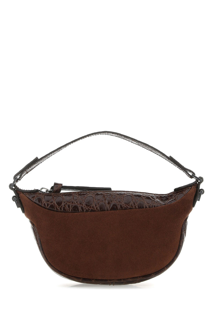 Brown leather mini Ami handbag