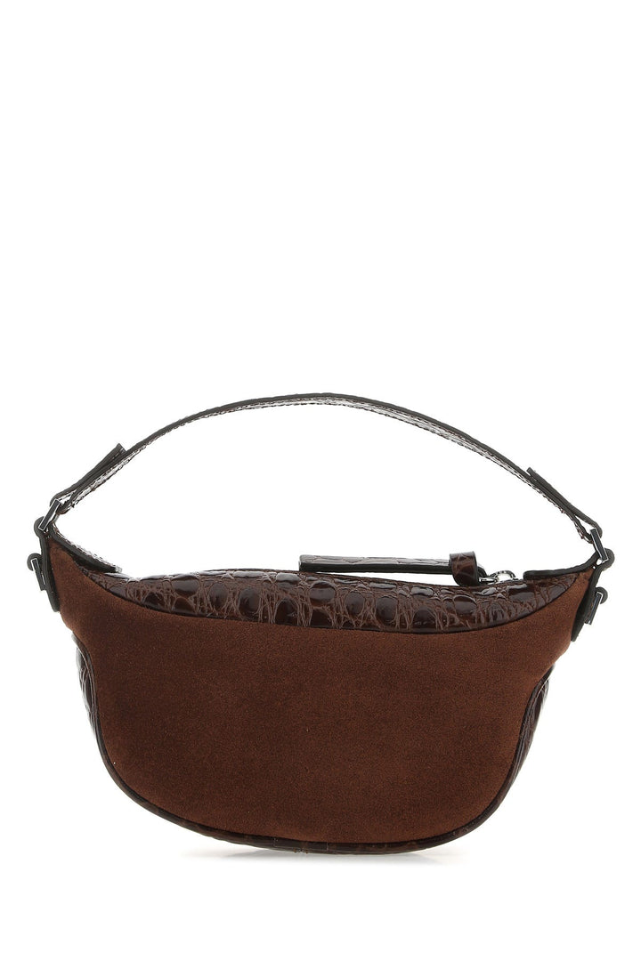 Brown leather mini Ami handbag