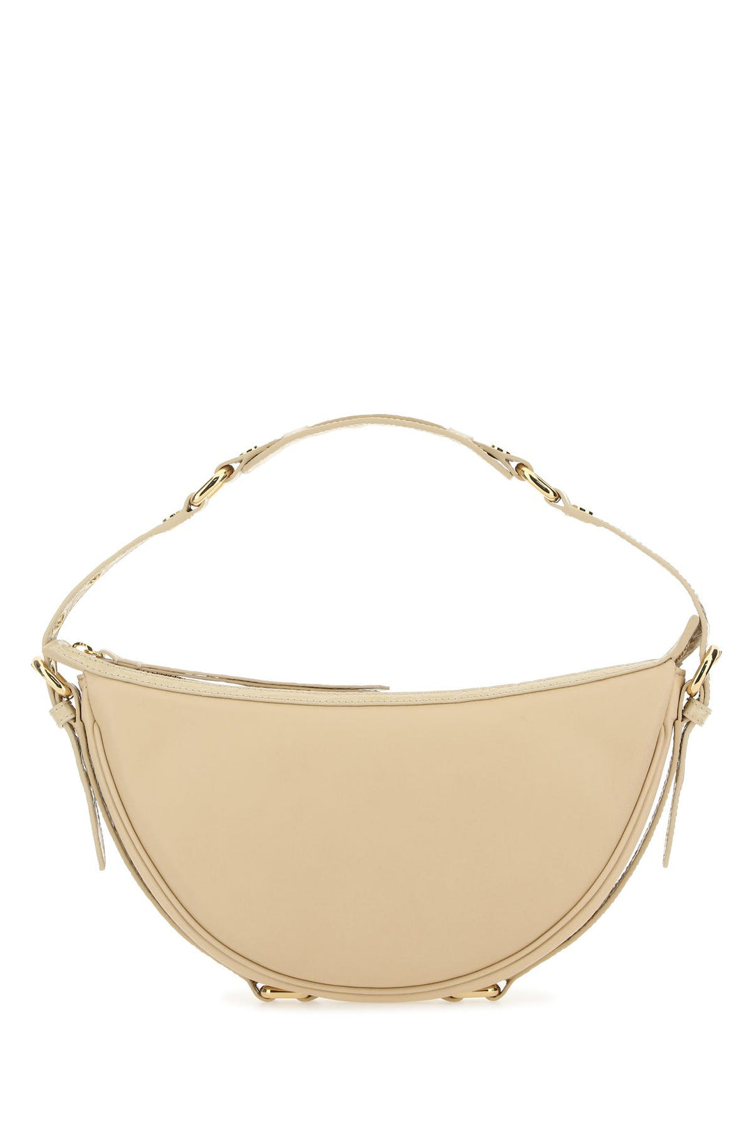 Cream leather Gib shoulder bag