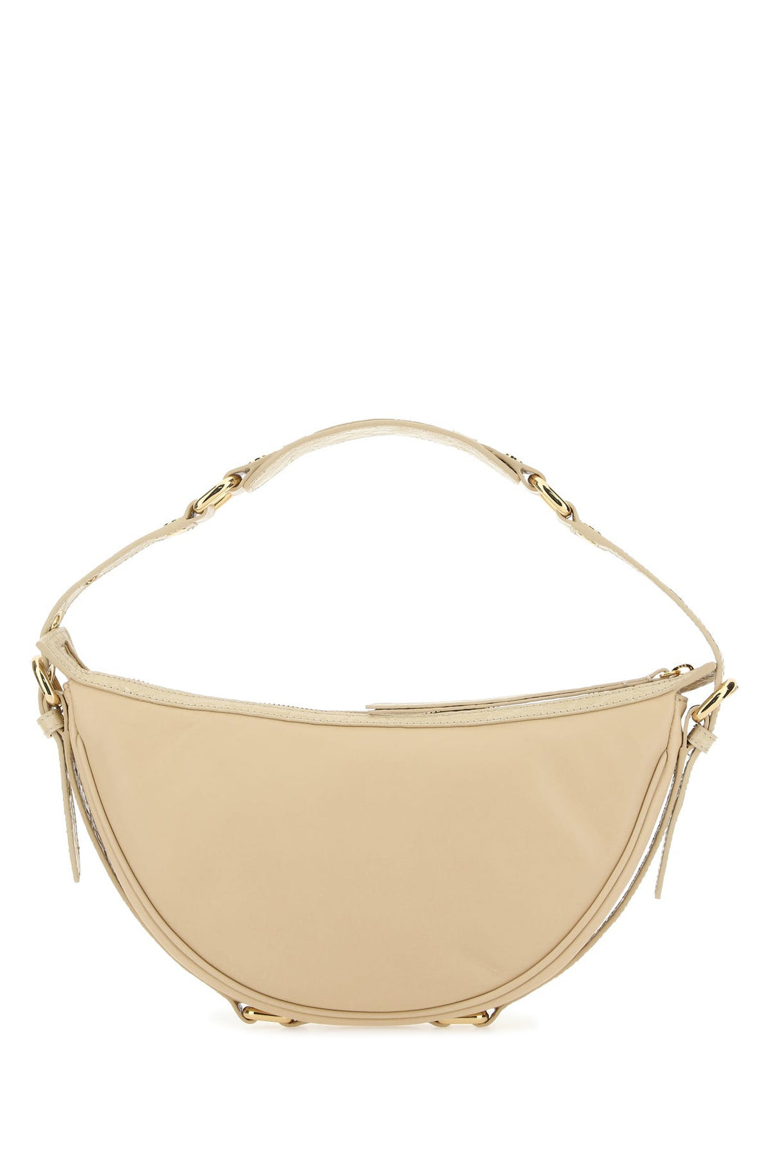 Cream leather Gib shoulder bag