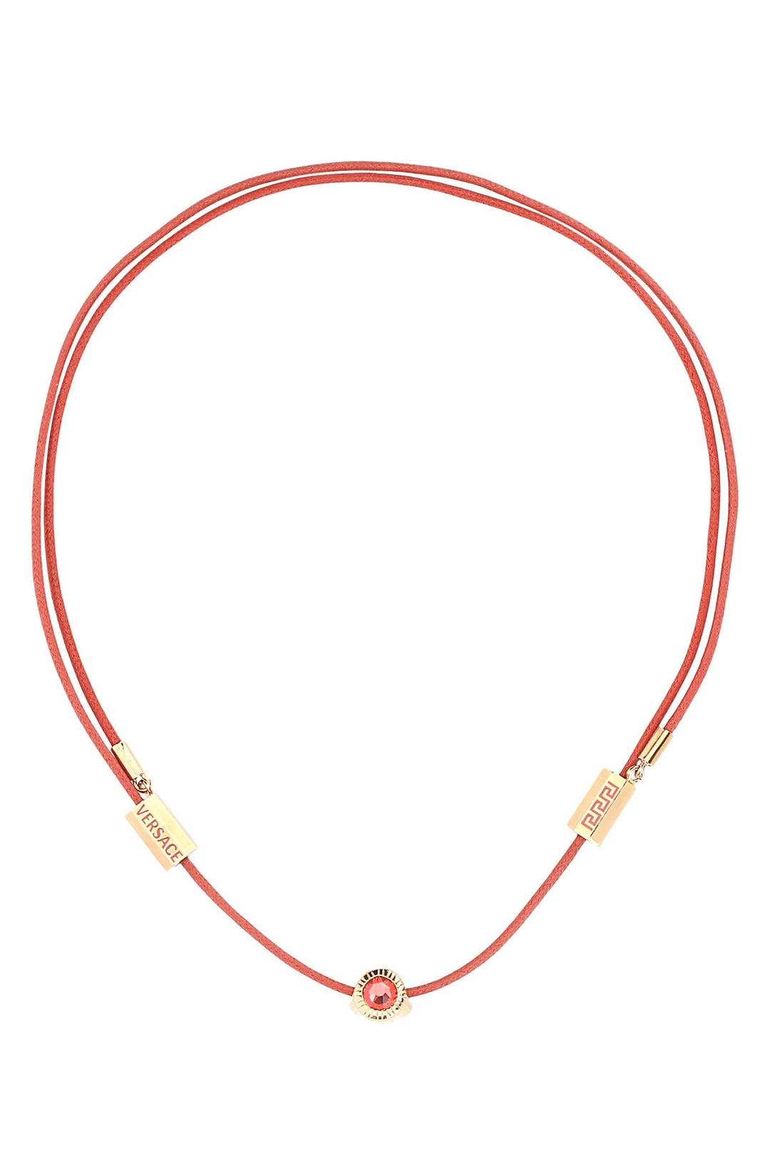 Salmon rope necklaceÂ 