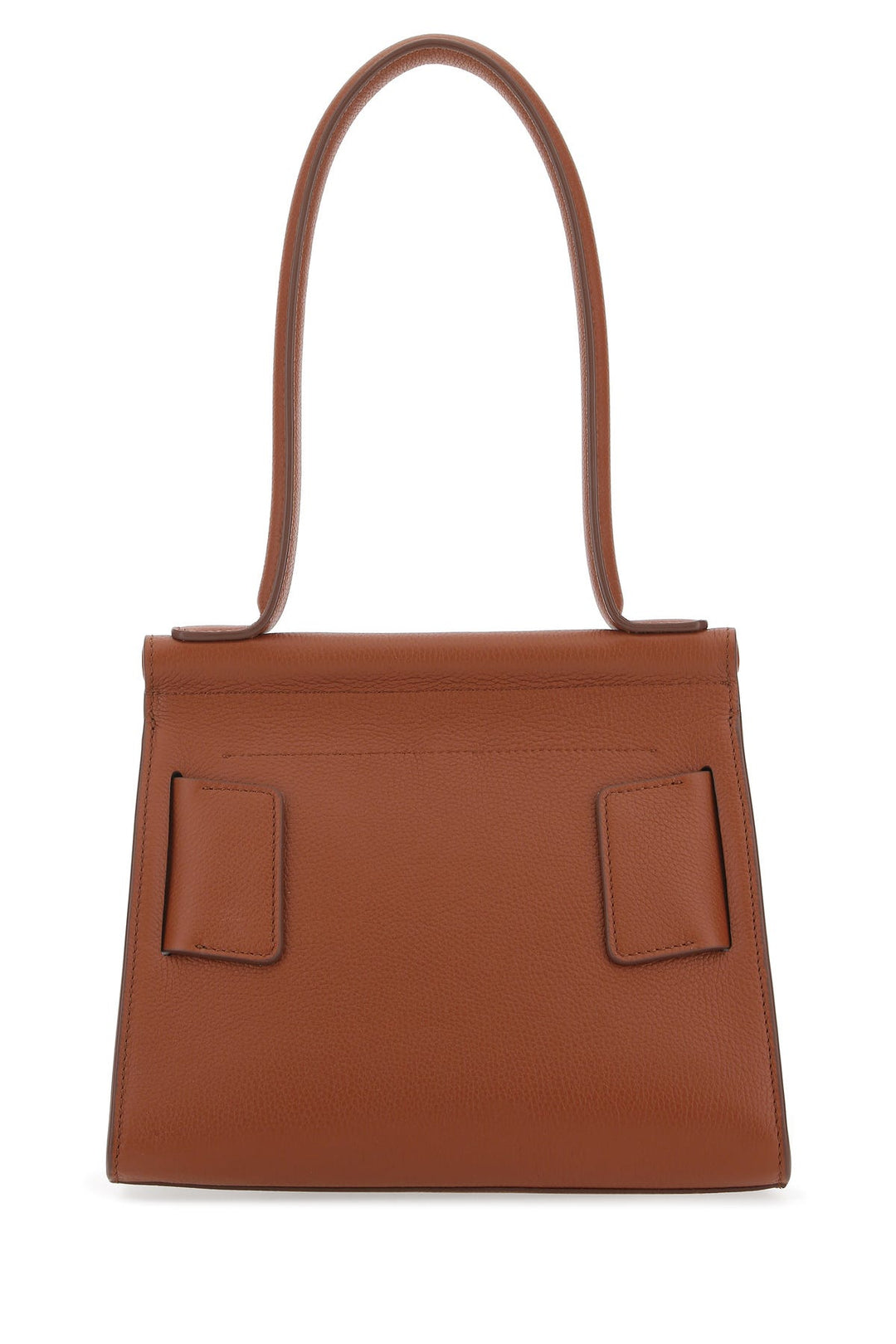 Caramel leather Karl 24 handbag