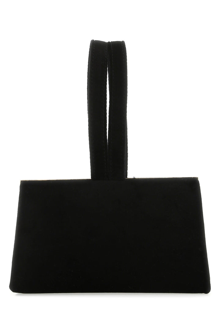 Black velvet Item handbag