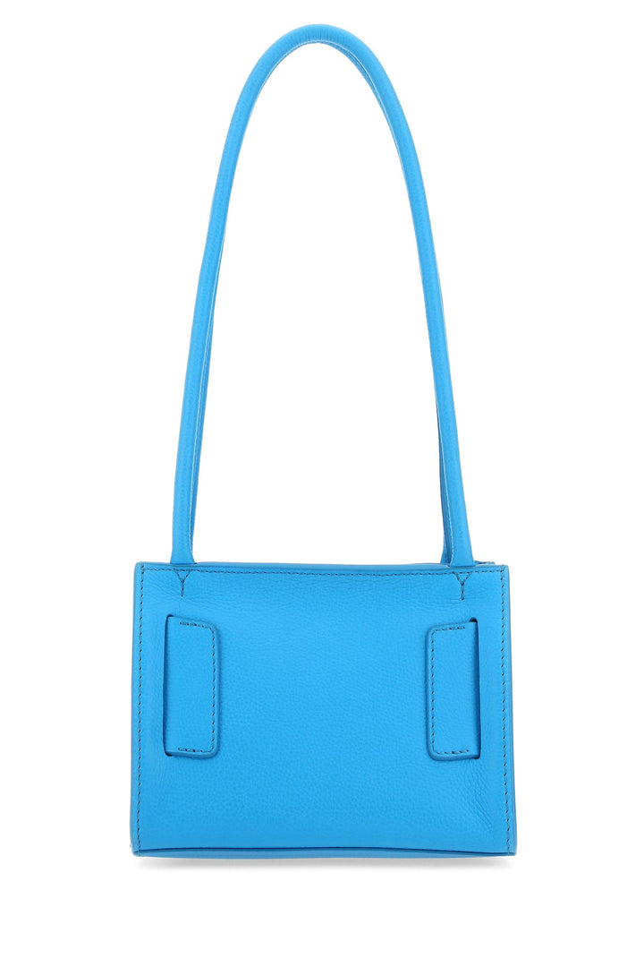 Light blue leather Bobby 18 Soft shoulder bag