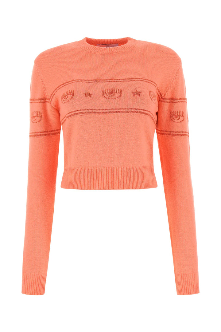 Salmon wool blend sweater