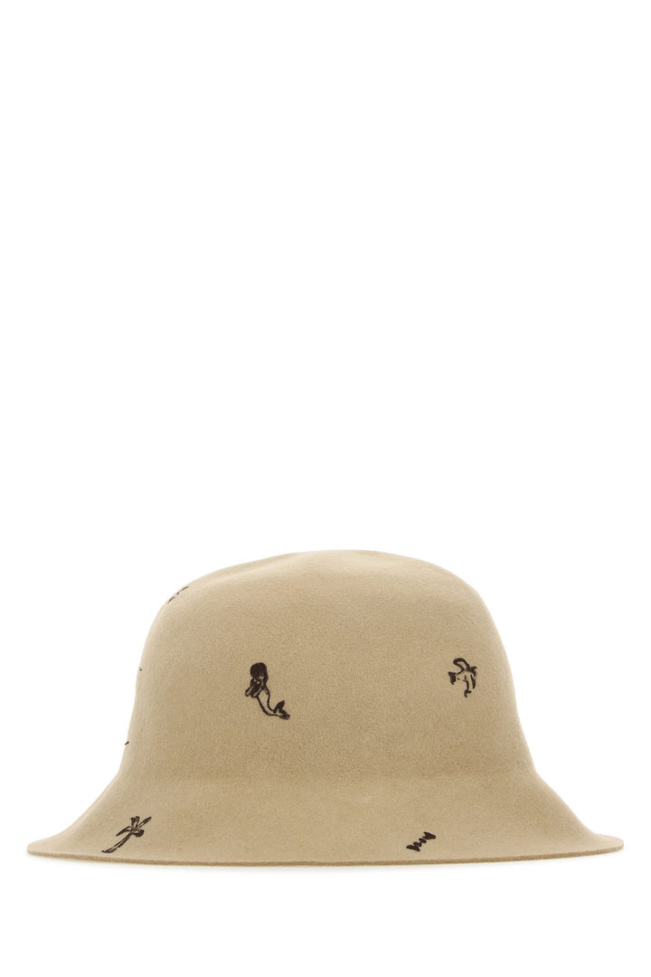 Sand felt Freya bucket hat