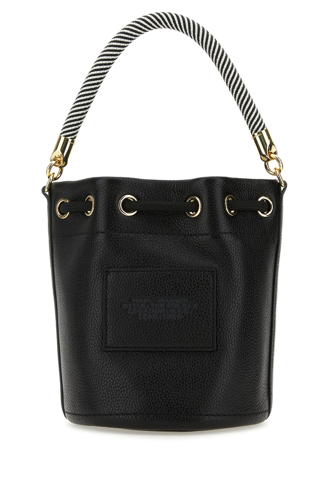 Black leather The Bucket bucket bag