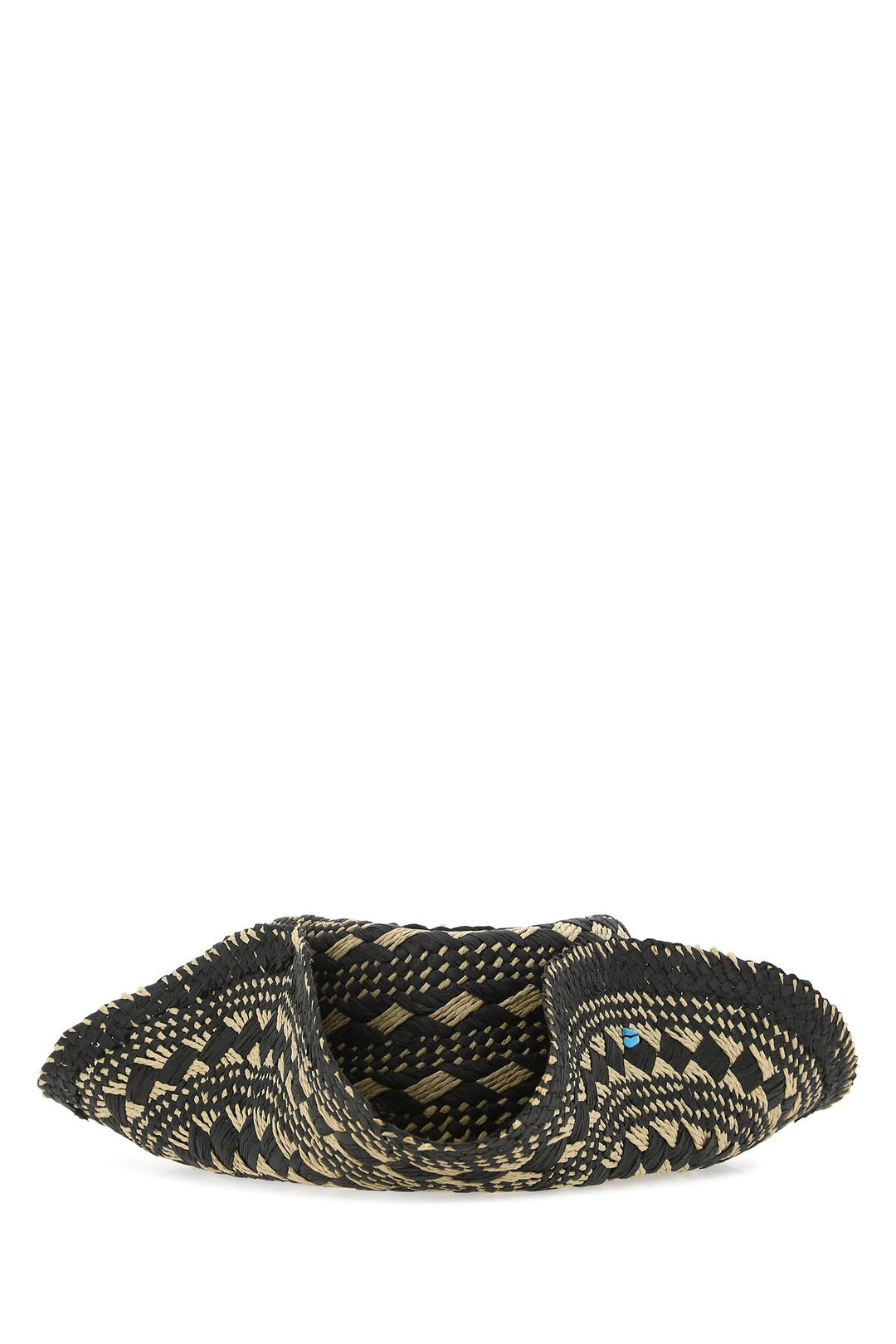 Two-tone straw Stevenson hat