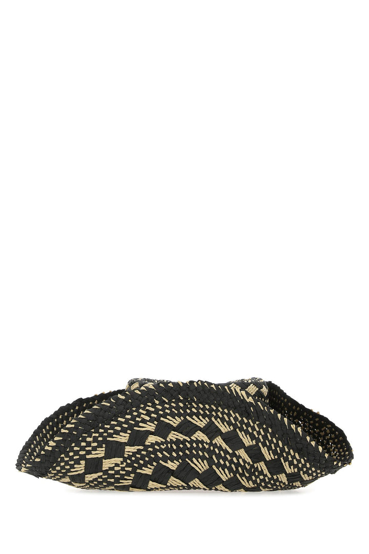 Two-tone straw Stevenson hat