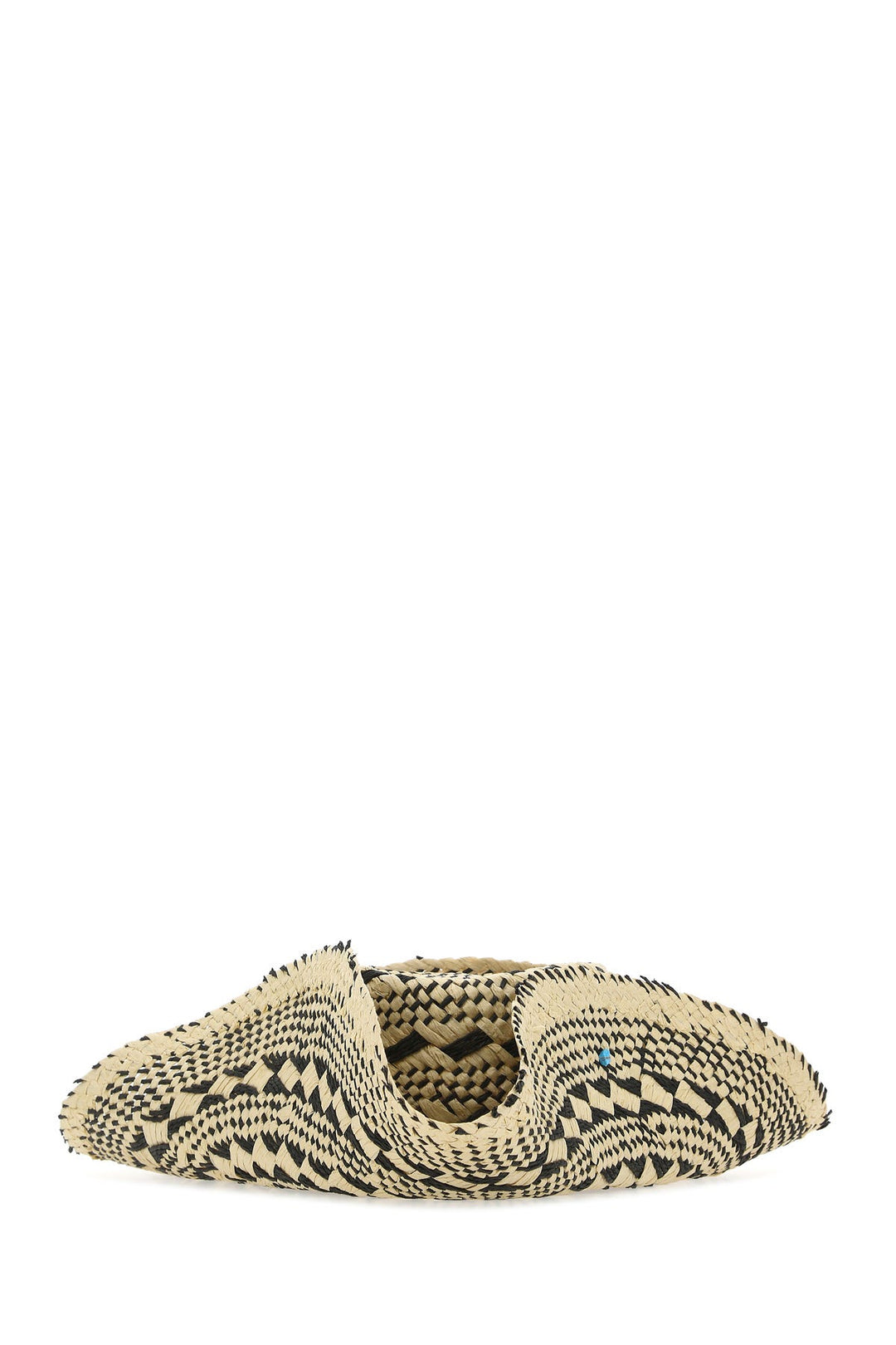 Two-tone straw Stevenson hat