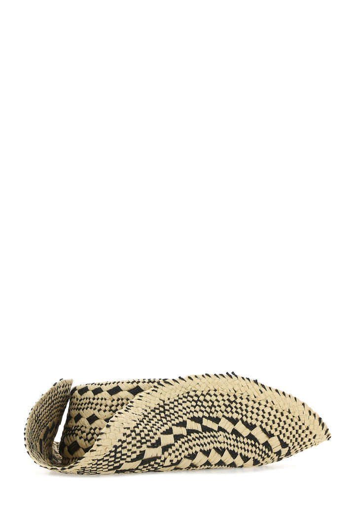 Two-tone straw Stevenson hat