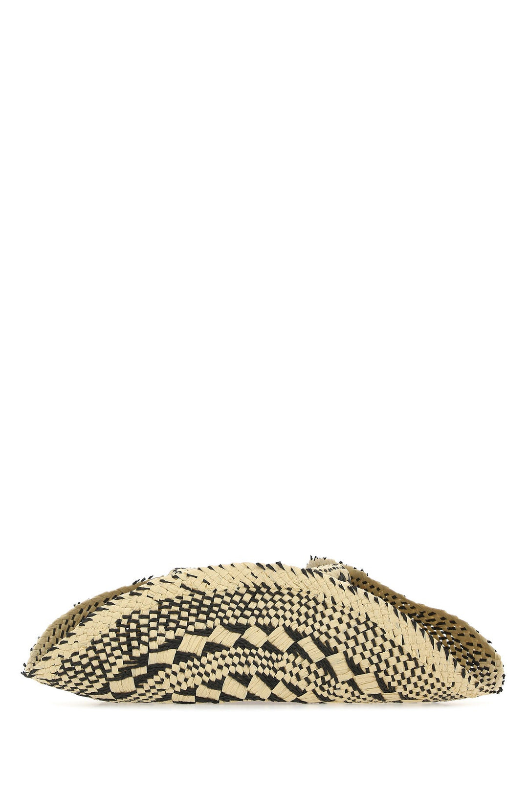 Two-tone straw Stevenson hat