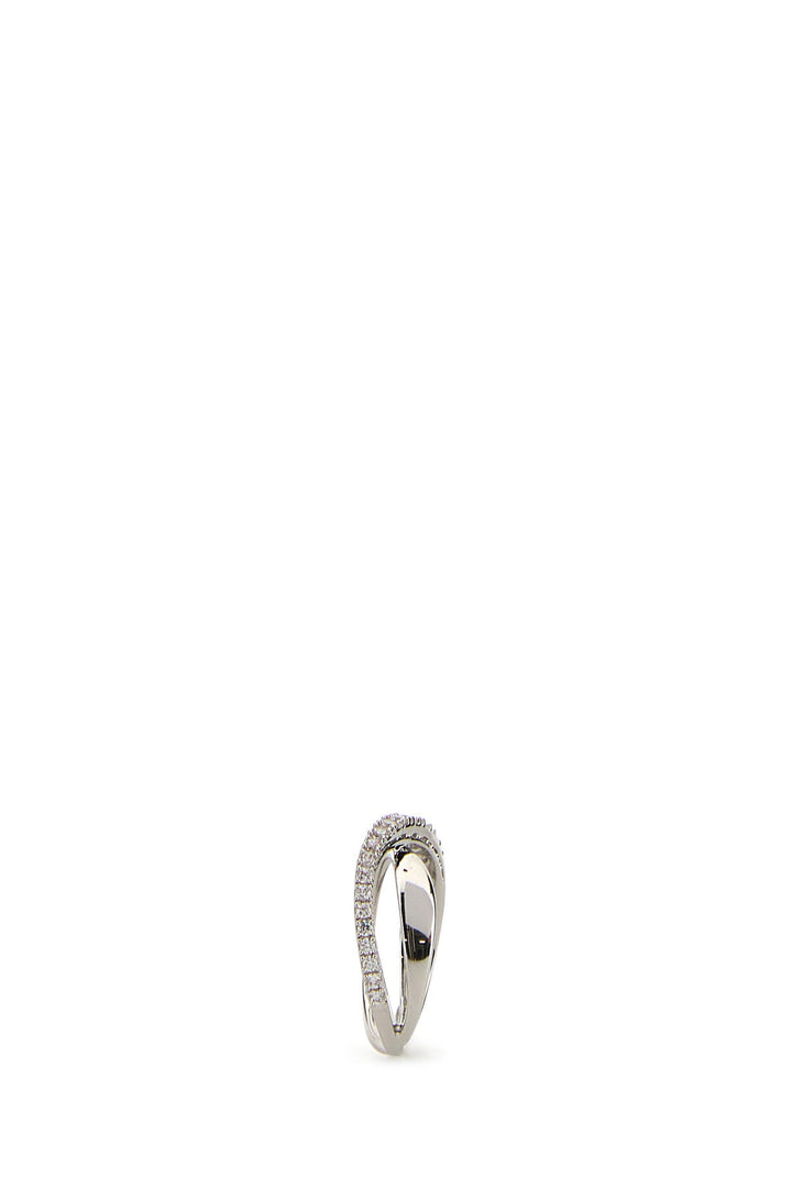 Silver metal ring