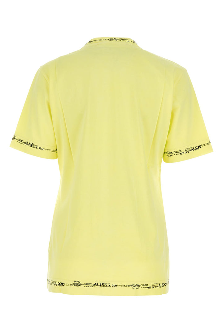 Fluo yellow cotton t-shirt