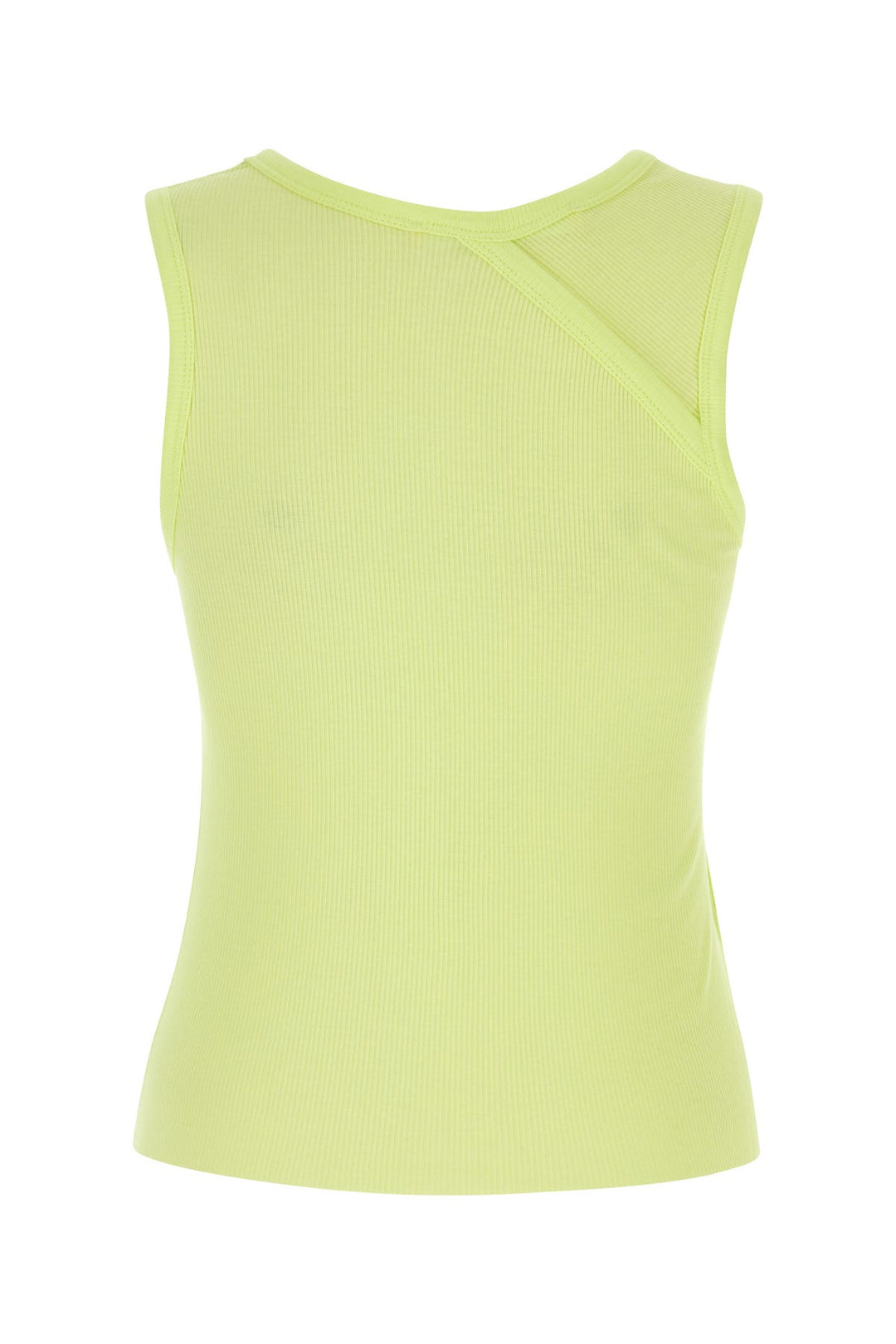 Fluo yellow cotton t-top