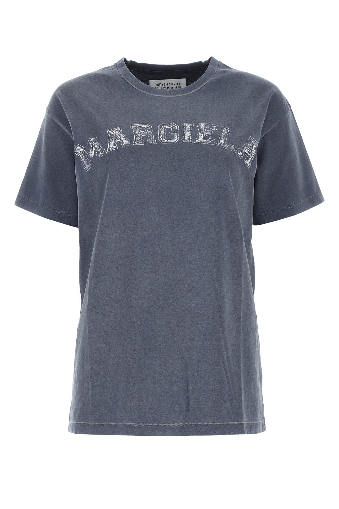 Denim blue cotton t-shirt