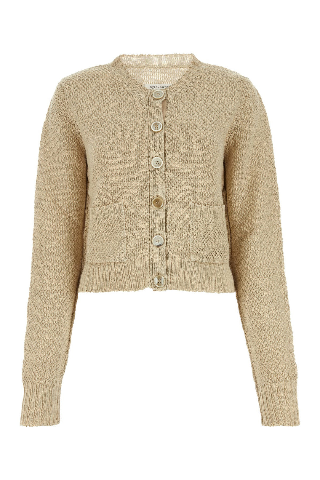 Beige hemp cardigan