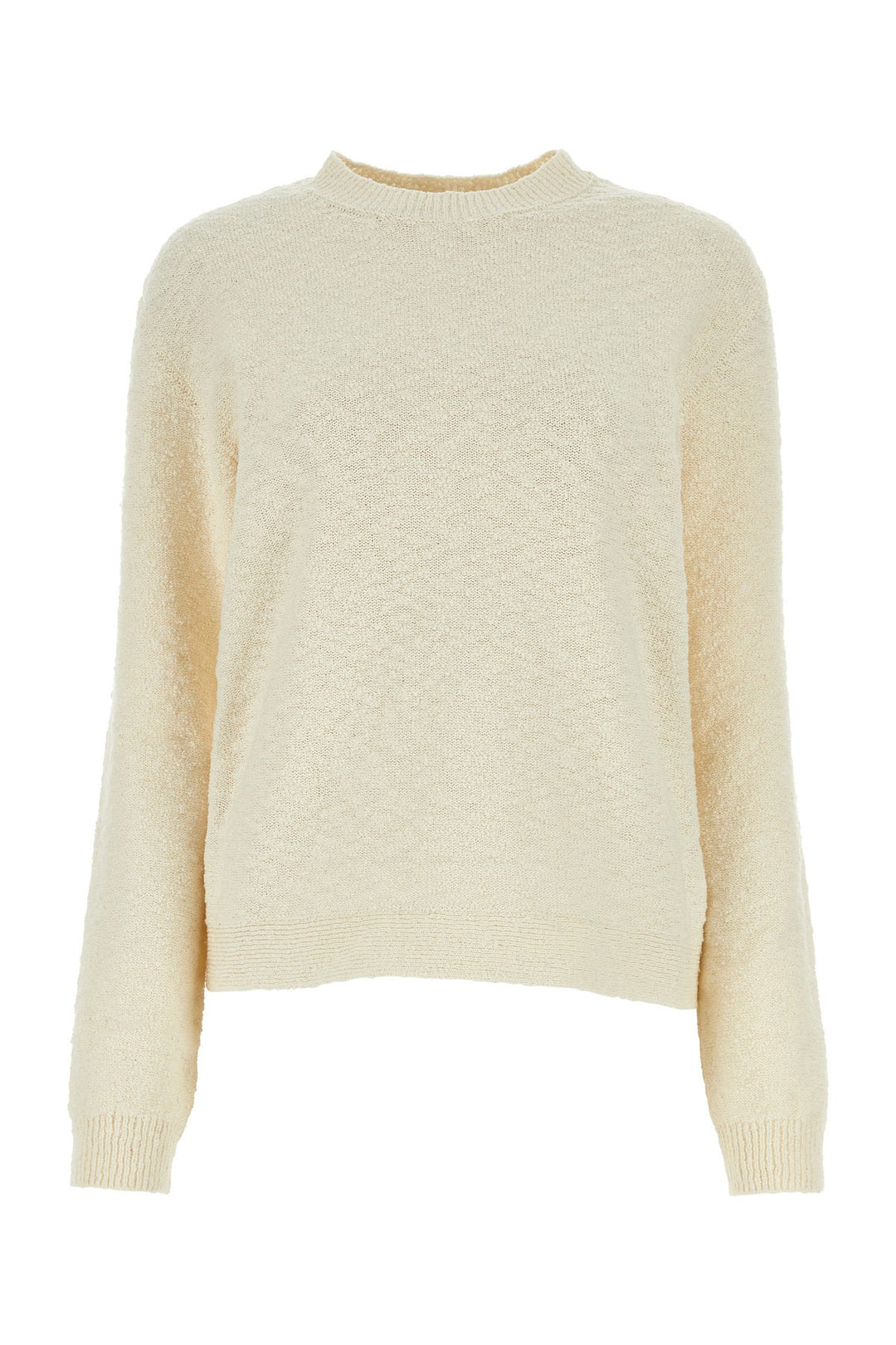 Ivory cotton blend sweater