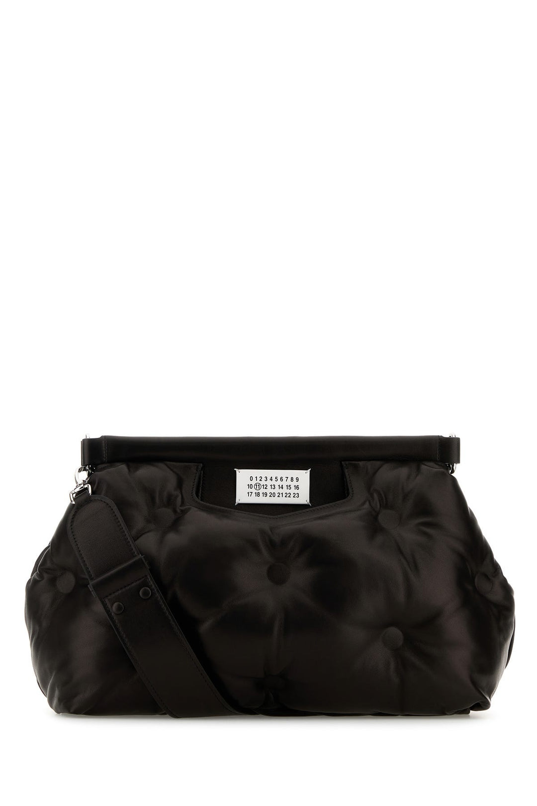 Black nappa leather medium Glam Slam Classique crossbody bag