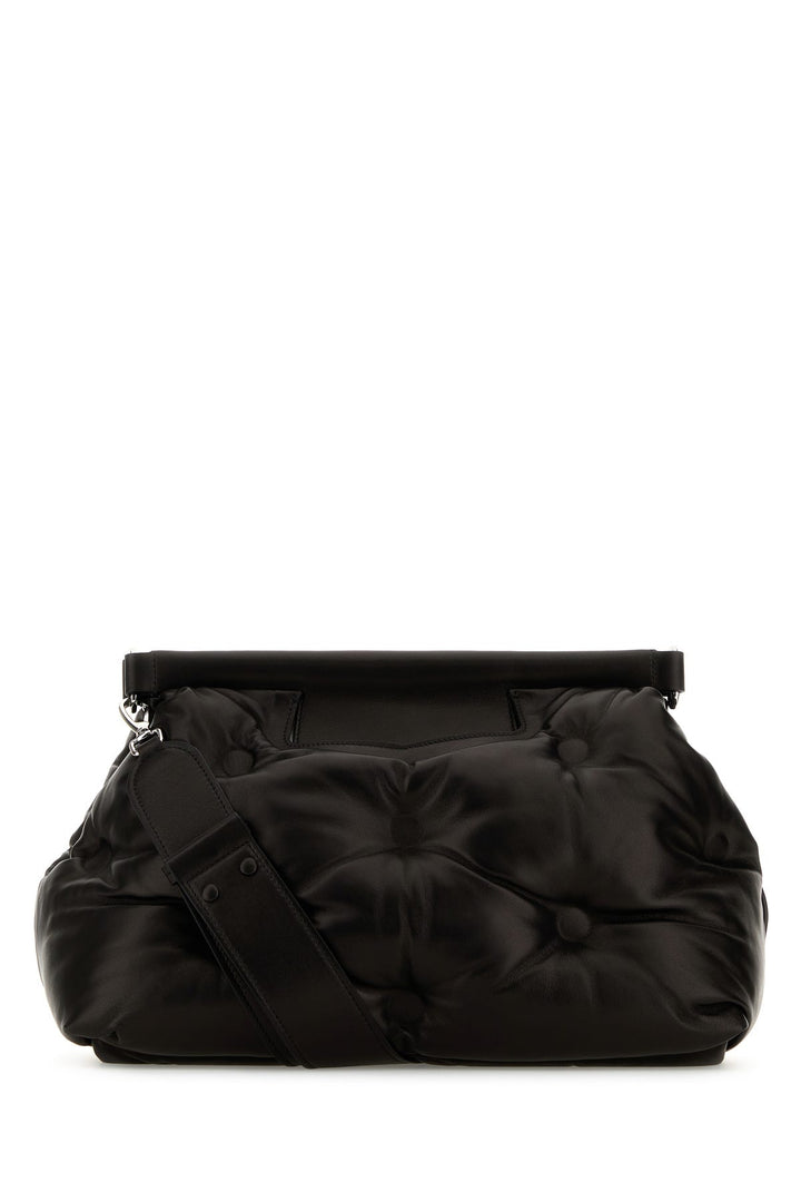 Black nappa leather medium Glam Slam Classique crossbody bag