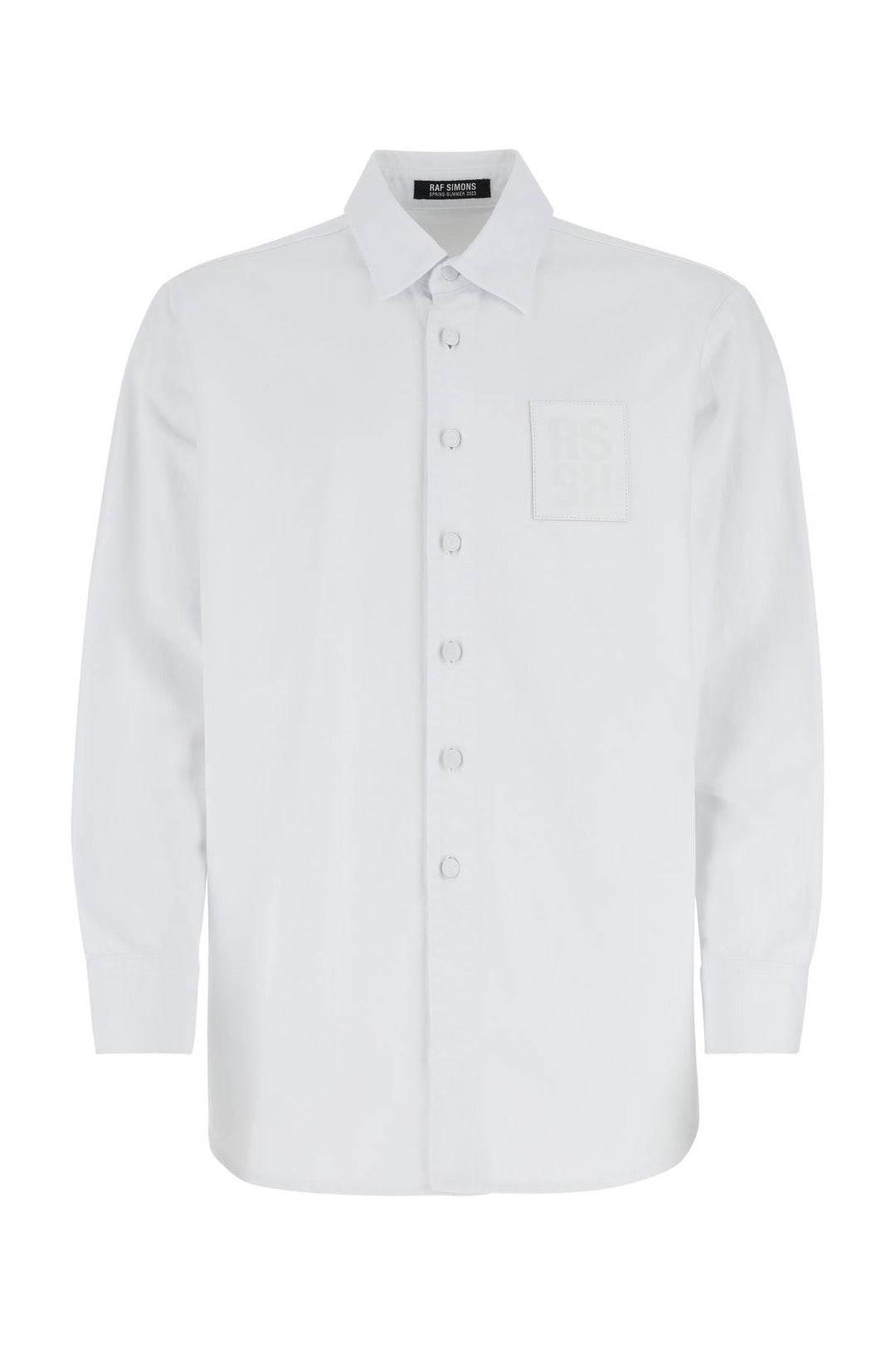 White denim shirt