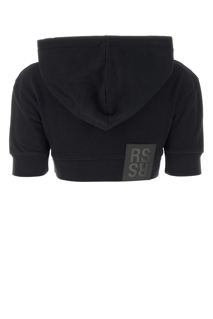 Black cotton sweatshirt