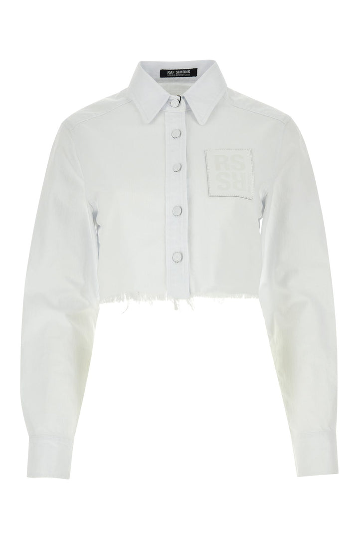 White denim shirt