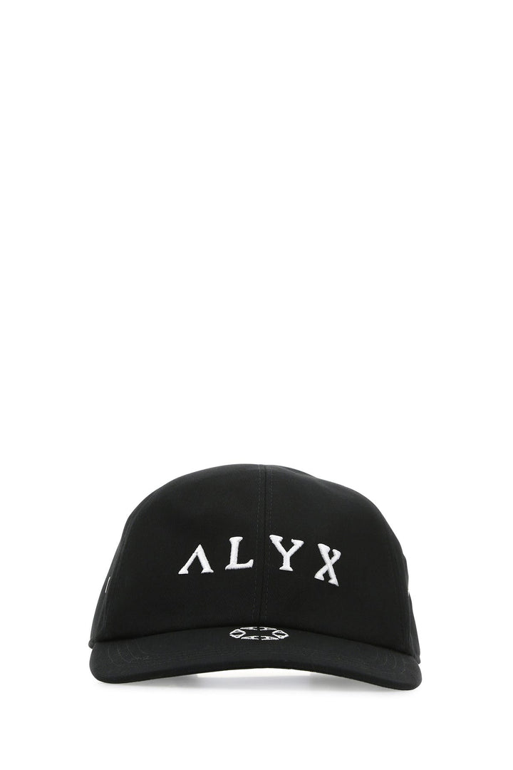 Black cotton baseball cap