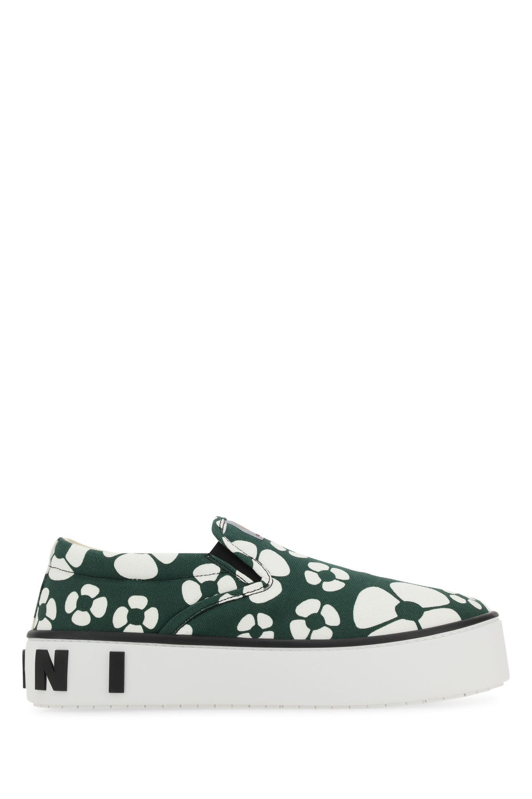 Printed canvas Marni X Carhartt Wip slip ons