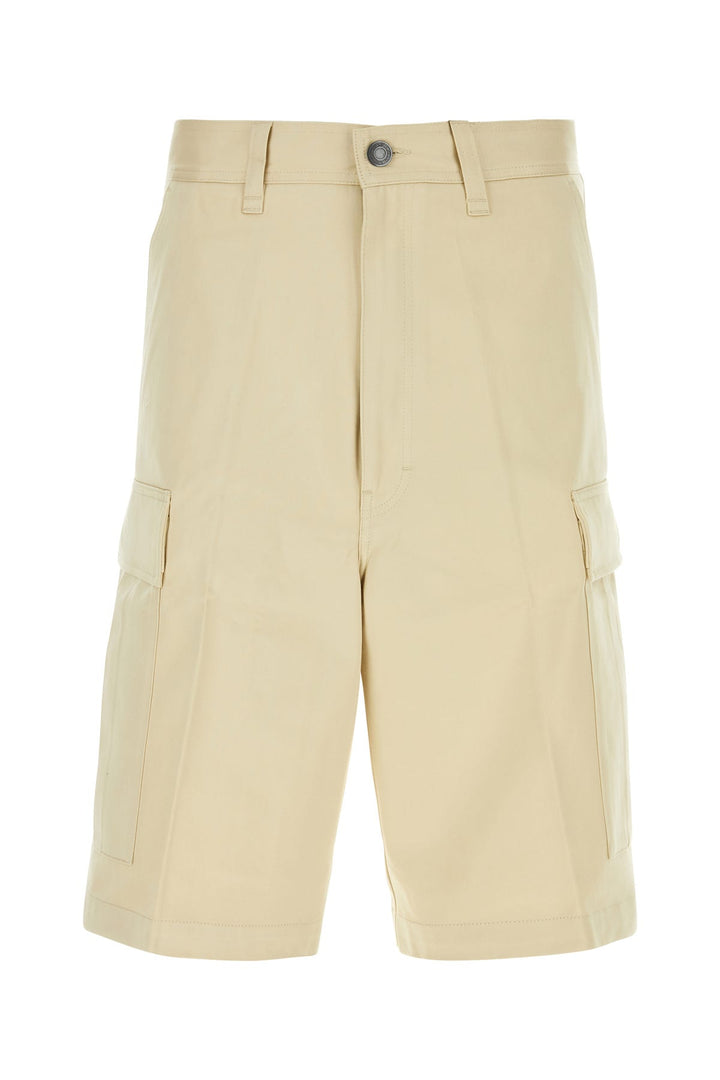 Sand cotton bermuda shorts