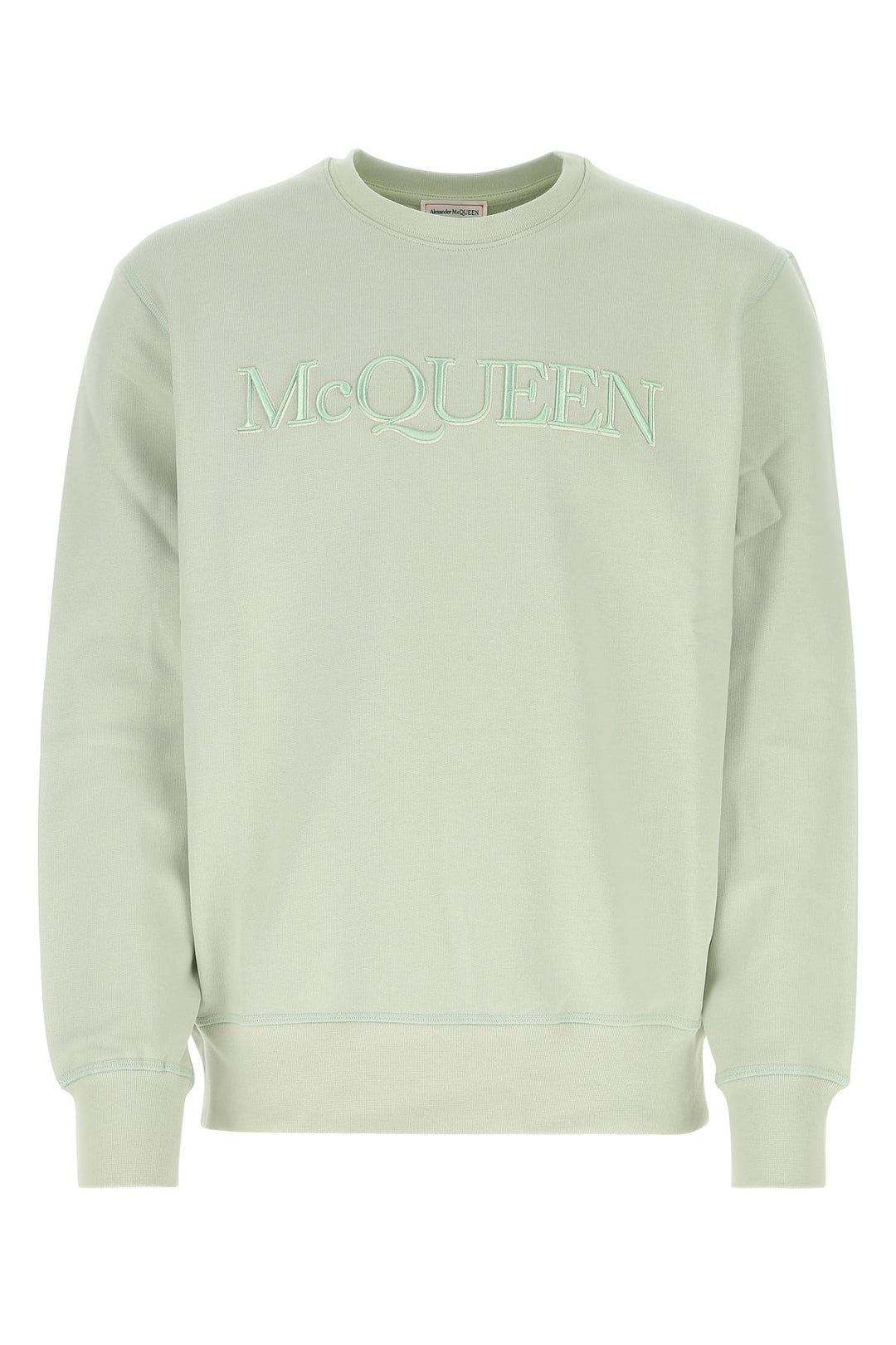 Pastel green cotton sweatshirt