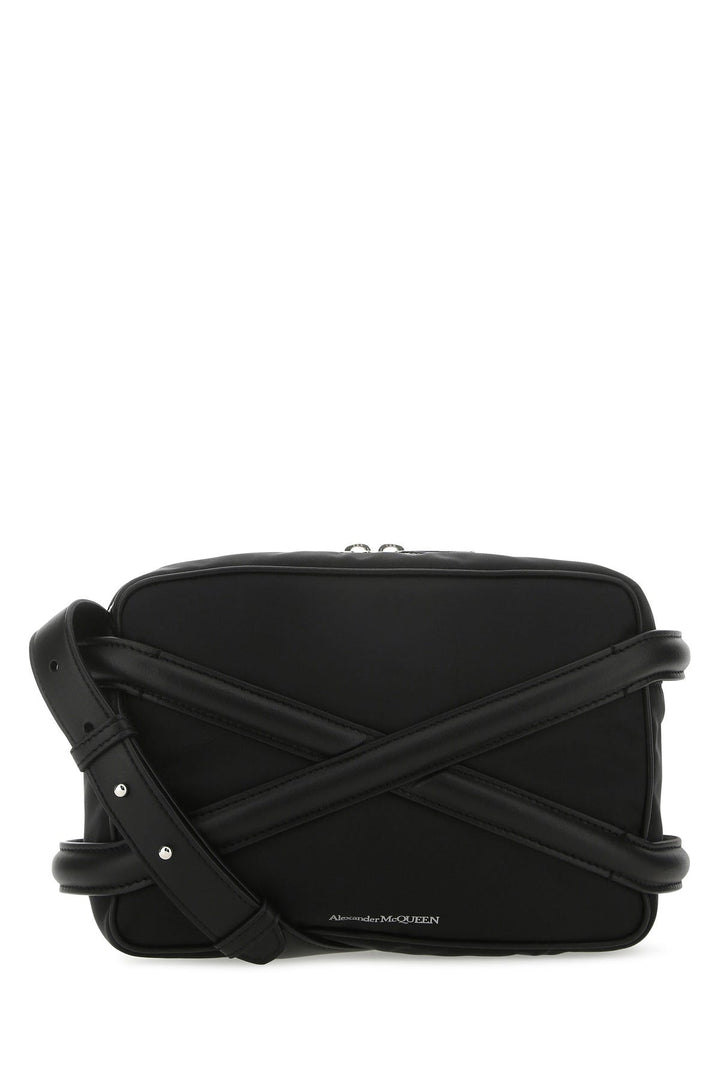 Black nylon Harness crossbody bag