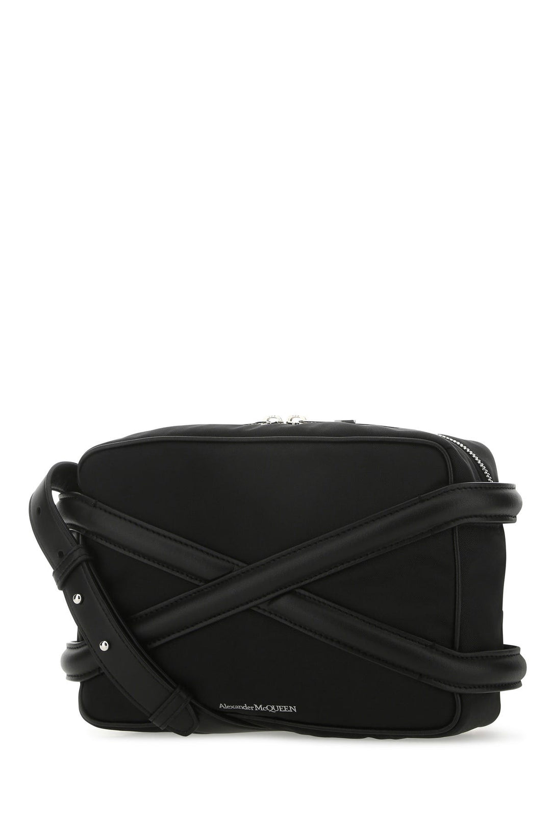 Black nylon Harness crossbody bag