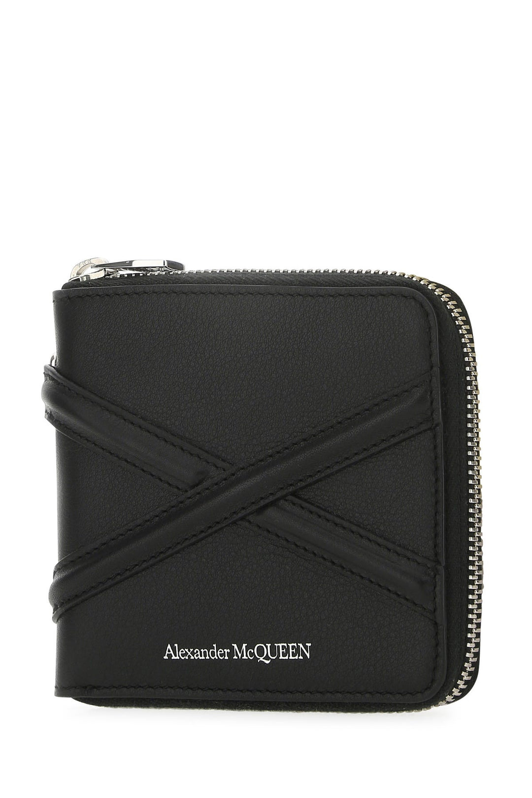 Black leather wallet