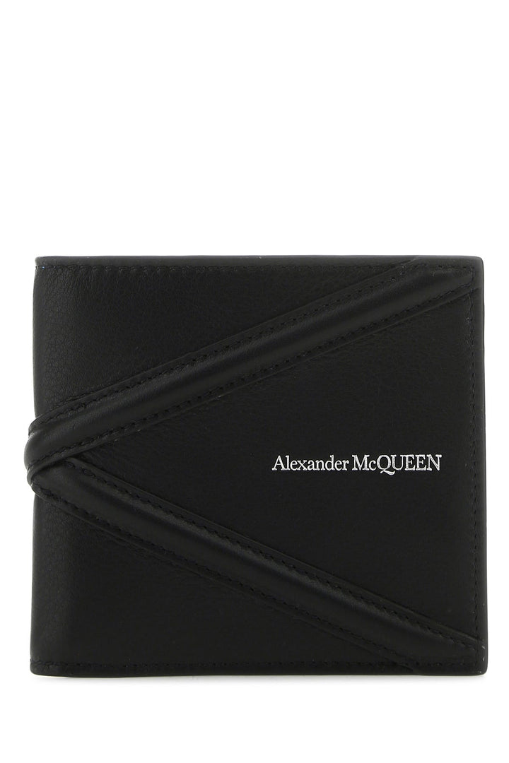 Black leather wallet