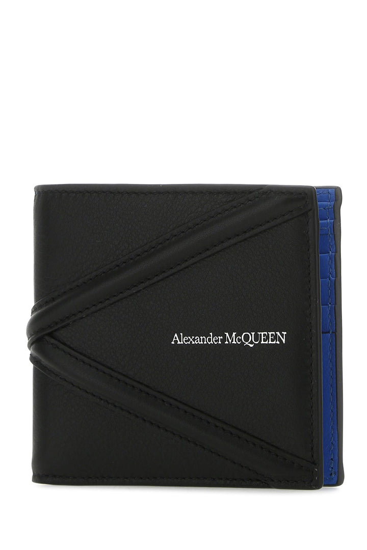 Black leather wallet